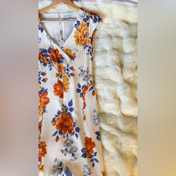 Reformation Baden Midi Dress in Hari, brand new, never worn, never washed. - Picture 9 of 15